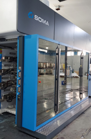 Installation of SOMA Optima 1 Printing Machine (the Czech Republic) in Uzbekistan