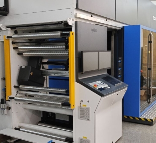 Installation of printing machine OPTIME 1 in China