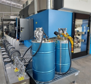 Installation of the Soma Optima 1 printing press in India