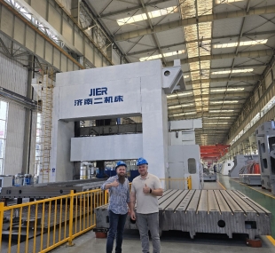 Our team visiting a press manufacturing facility in China